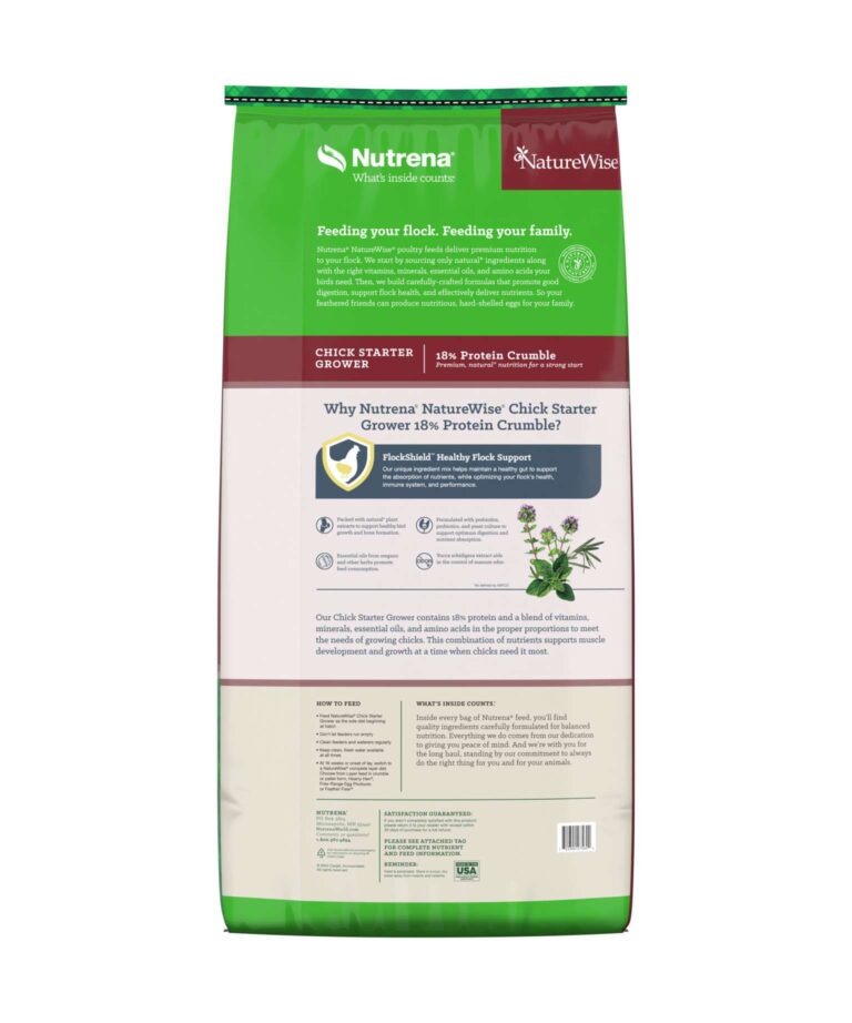 NatureWise Chick Starter Grower 18% Non-Medicated 50lbs