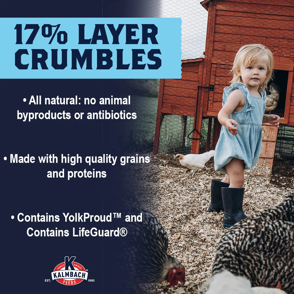 Kalmbach 17% All Natural Layer Crumble 50lbs