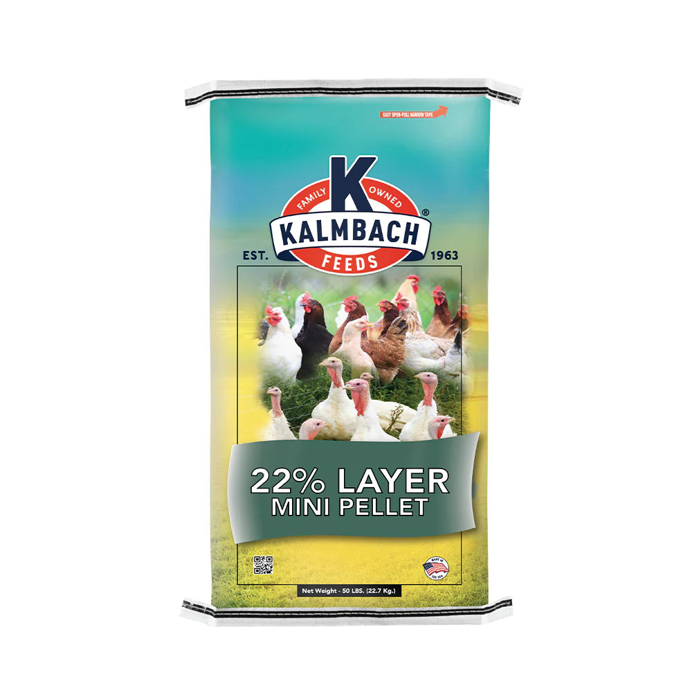 Kalmbach 22% Layer Mini Pellet 50lbs