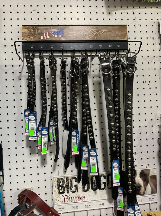 Leather spike collars