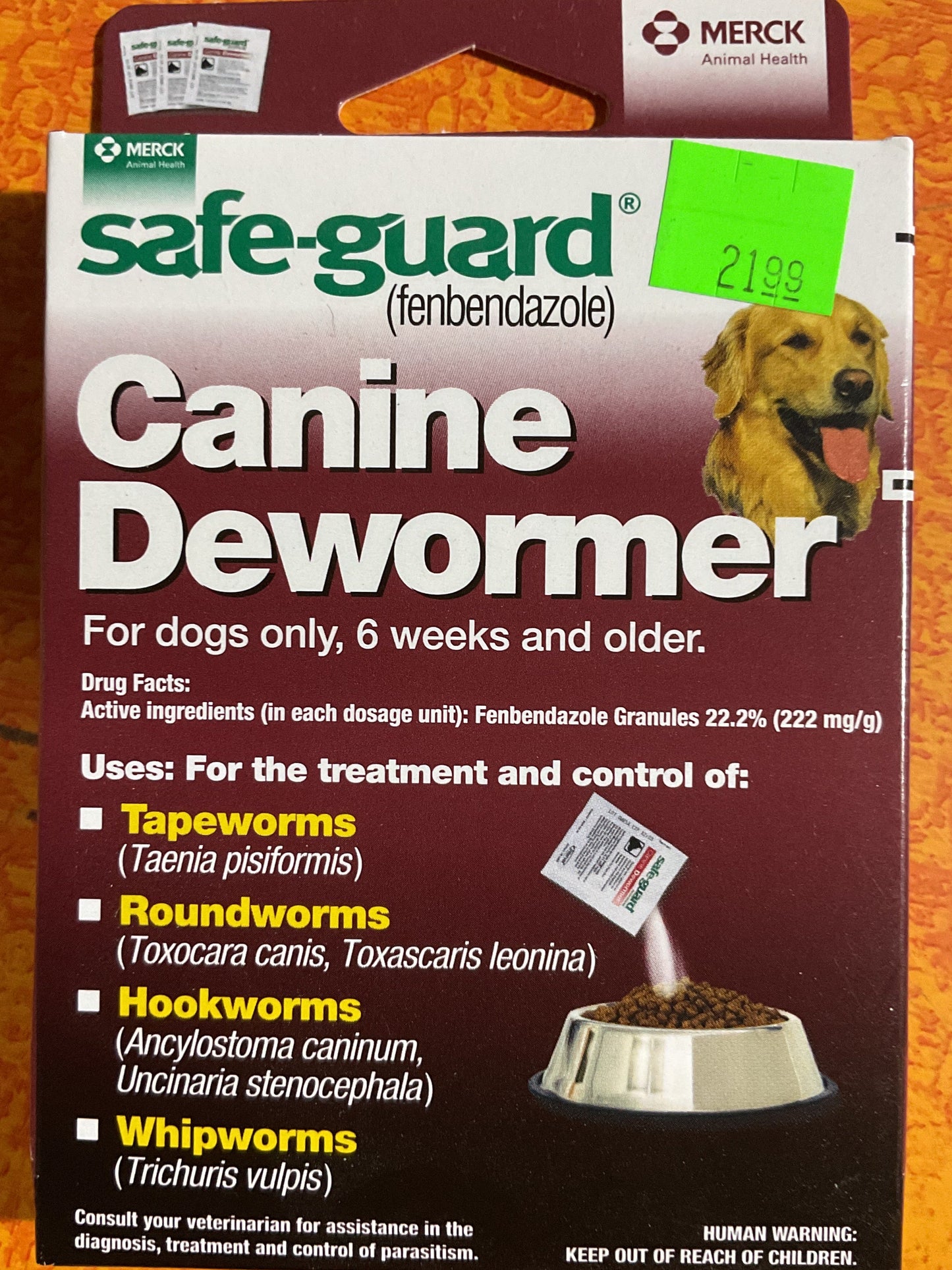 Safe-Guard Canine Dewormer
