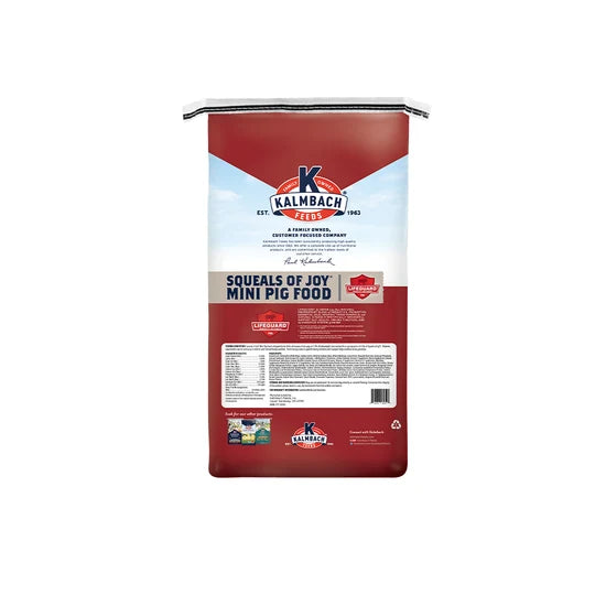 Kalmbach Squeals of Joy Mini Pig Food 25lbs