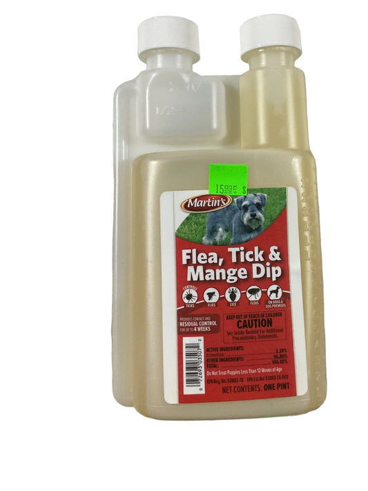 Flea, tick & mange dip