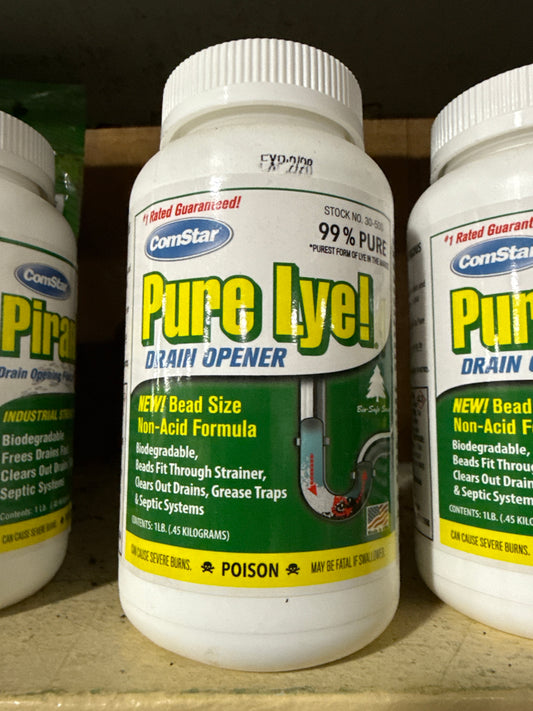 Pure Lye Drain Opener 1lb