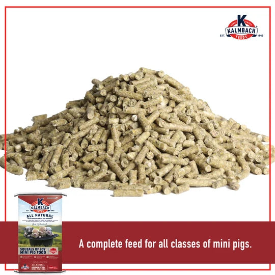 Kalmbach Squeals of Joy Mini Pig Food 25lbs