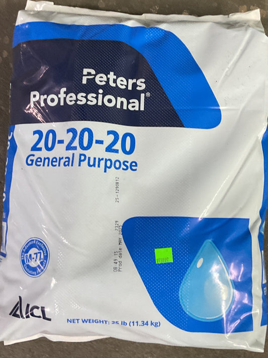 Peters Professional 20-20-20 General Purpose Water Soluble Fertilizer