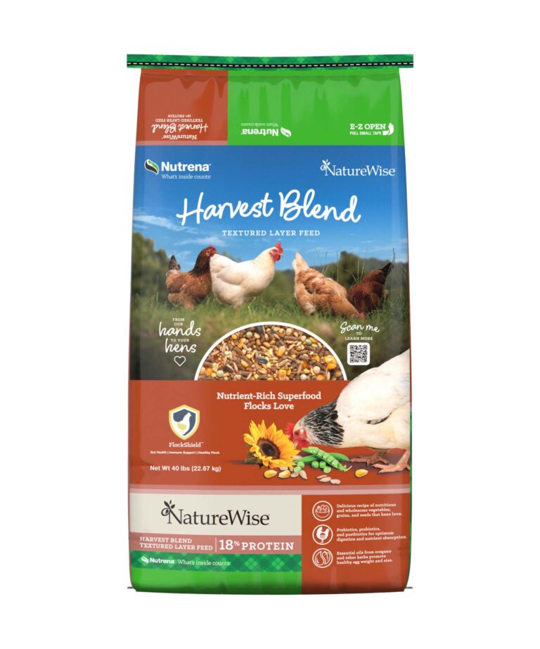NatureWise Harvest Blend 18% Textured Layer Pellet 40lbs