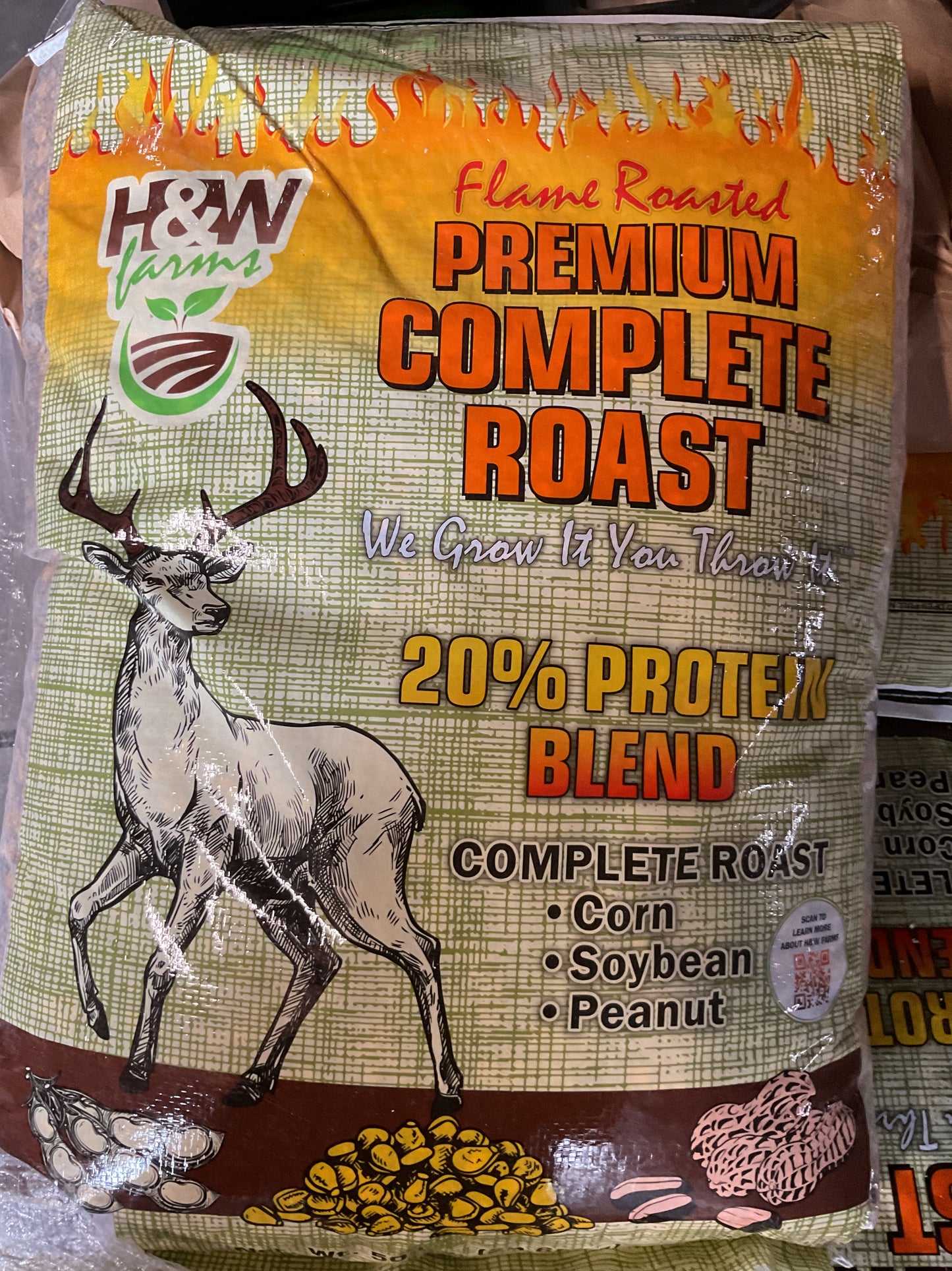 Flame Roasted Premium Complete Roast 20% Deer Protein Blend