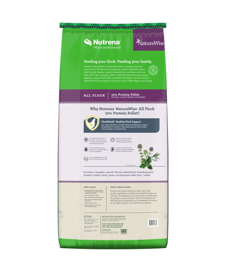 NatureWise All Flock 20% Pellet 40lbs
