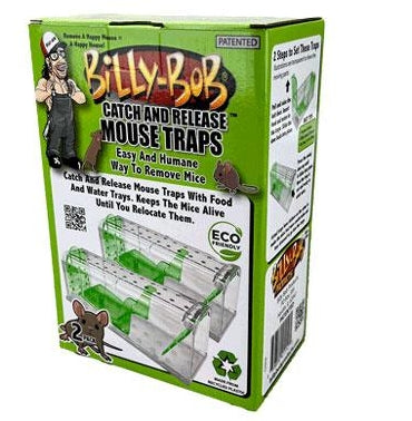 Billy-Bob Catch and Release Mouse Traps 2pk