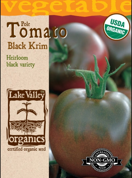 Organic Tomato Pole Black Krim Heirloom