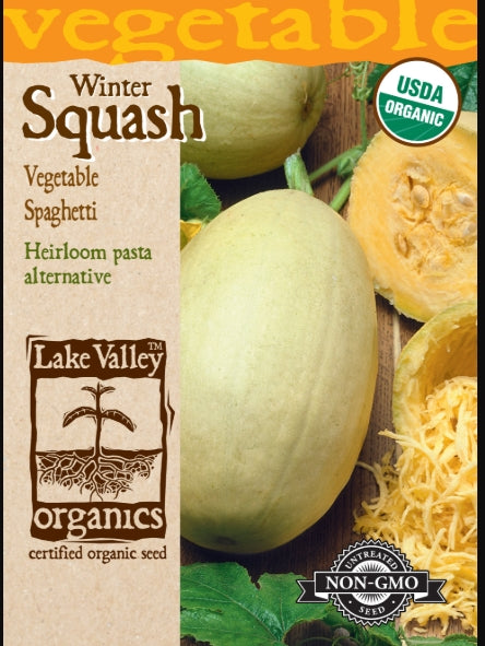 Organic Squash Winter Vegetable Spaghetti Heirloom