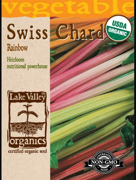 Organic Swiss Chard Rainbow Heirloom