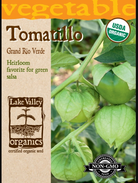 Organic Tomatillo Grand Rio Verde Heirloom