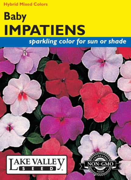 Impatiens Baby Mixed Colors Hybrid