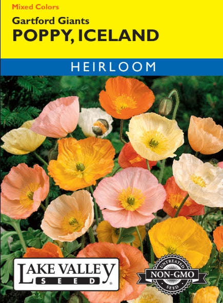Poppy Iceland Gartfords Giants Mixed Colors Heirloom