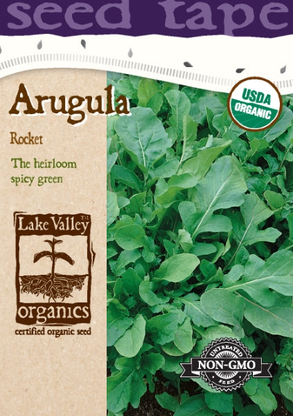 Organic Arugula Rocket - Seed Tape