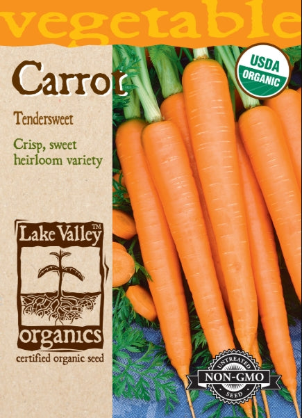 Organic Carrot Tendersweet Heirloom