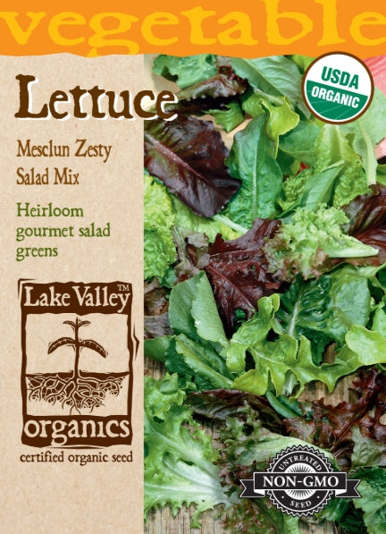 Organic Lettuce Mesclun Zesty Salad Mix