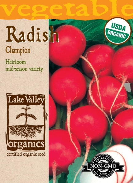 Organic Radish Champion Heirloom