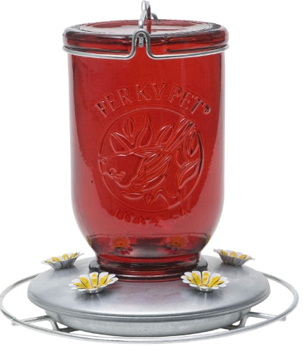 Perky Pet Mason Jar Hummingbird Feeder