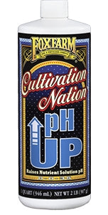 FoxFarm Cultivation Nation pH Up - 1 qt