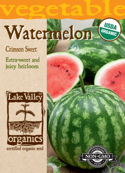 Organic Watermelon Crimson Sweet Heirloom