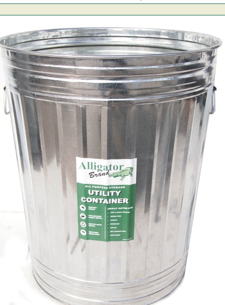 Galvanized Trash Cans