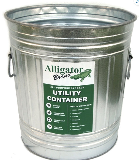Galvanized Trash Cans