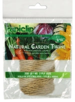 RapiClip Natural Garden Jute Twine 200'
