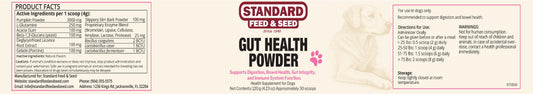 Gut Health Powder Canine Supplement 30 scoops