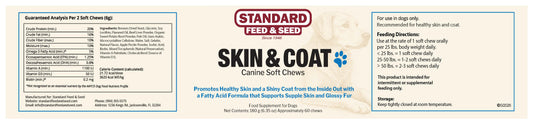 Skin & Coat Canine Soft Chews 60ct