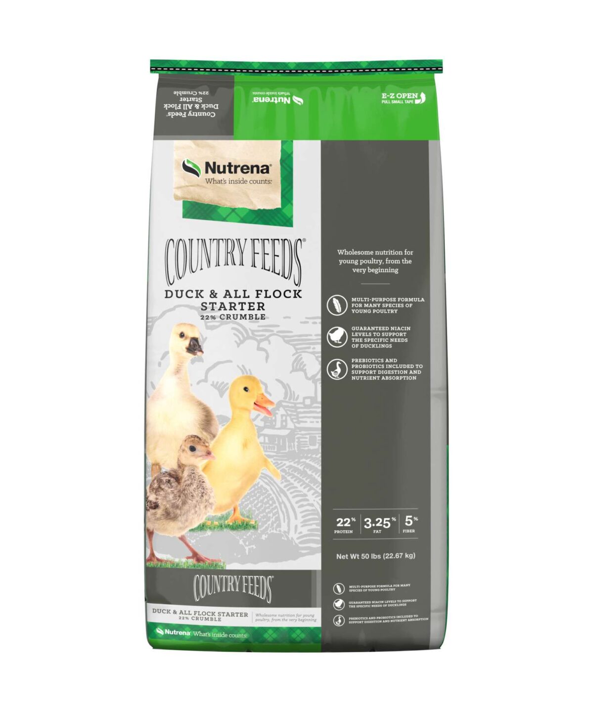 Country Feeds Duck & All Flock Starter 22% Crumble