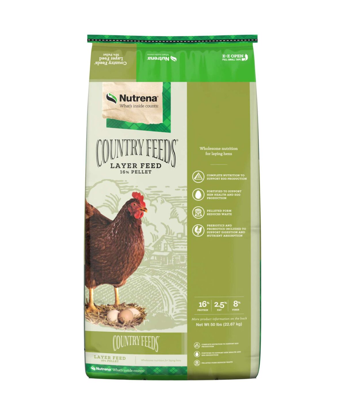 Nutrena Country Feeds 16% Layer