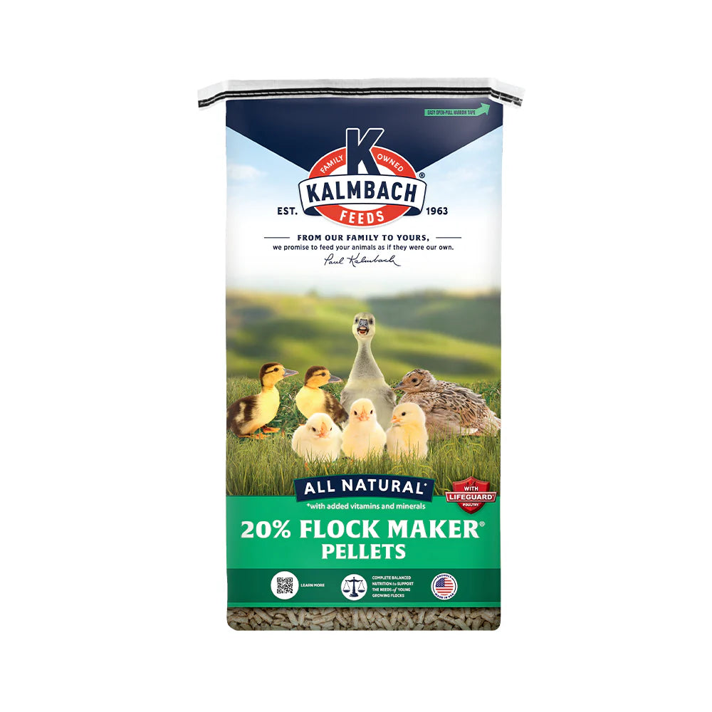 Kalmbach 20% Flock Maker Pellet 50lbs
