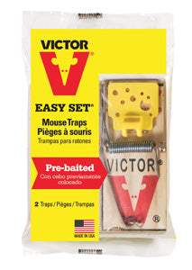 Victor Easy Set Mouse Trap 2pk