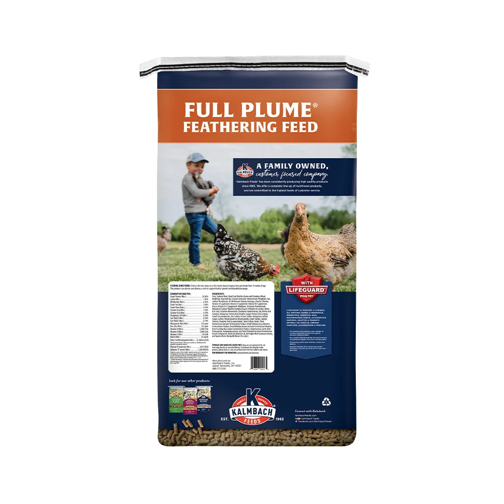 Kalmbach Full Plume® Feathering Feed 50lbs