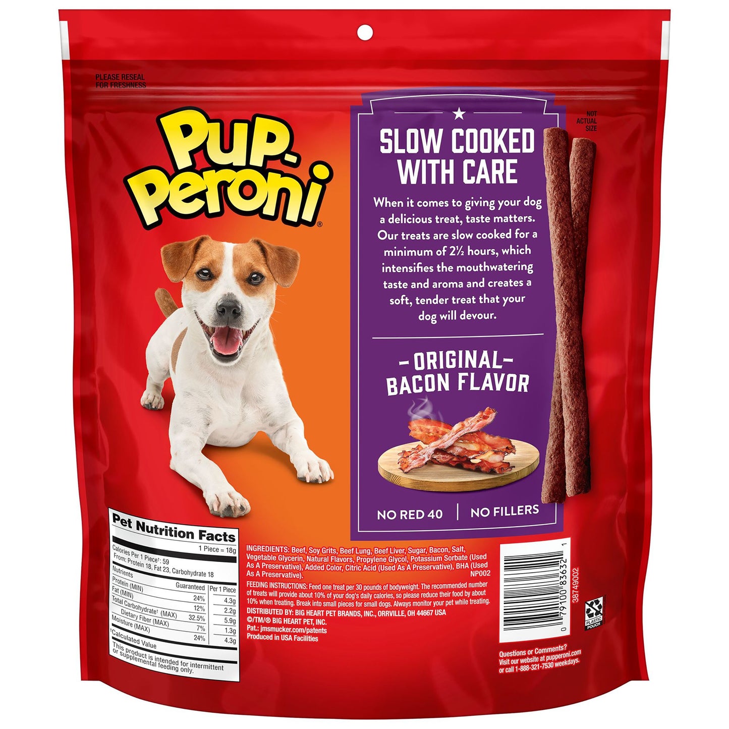 Pup-Peroni Bacon Flavor Treat 22.5oz