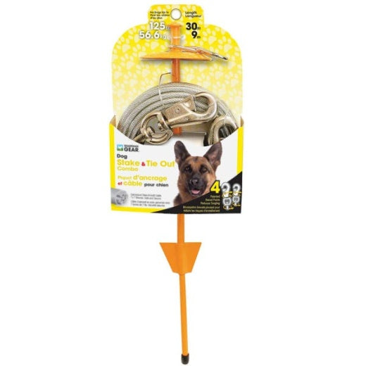 Stake & 30ft Tie Out Combo